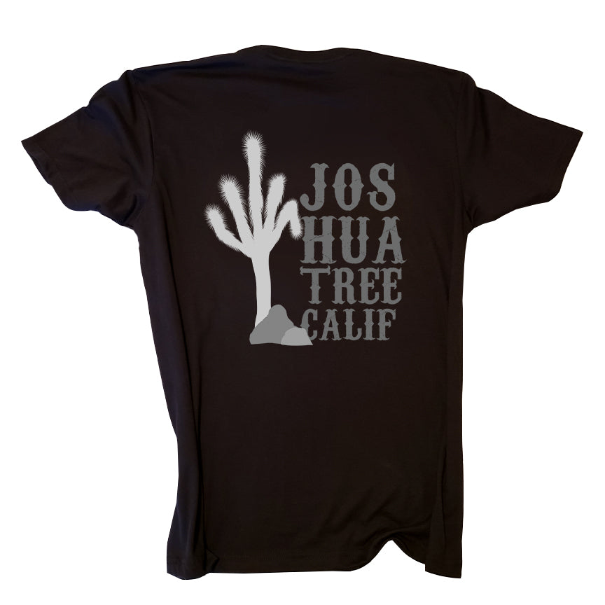 Joshua Tree Calif Middle Finger T Shirt 2 Black