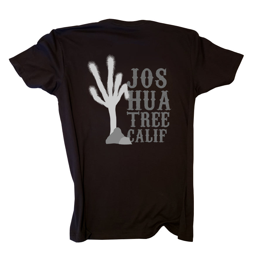 Joshua Tree Calif Peace Sign T Shirt 2 Black