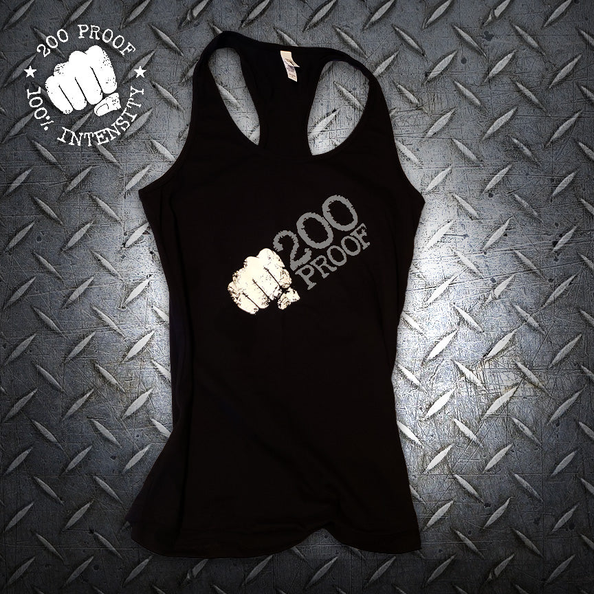 Women's Black Workout Tank Top 100% Intensity